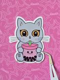 Boba Big Bubble Tea Sticker