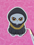 Boba Black Hoodie Sticker