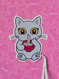 Boba Eating Noodles Sticker