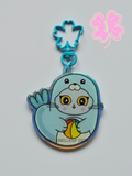 Boba Seal Outfit Keychain