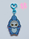 Boba Shark Outfit Keychain