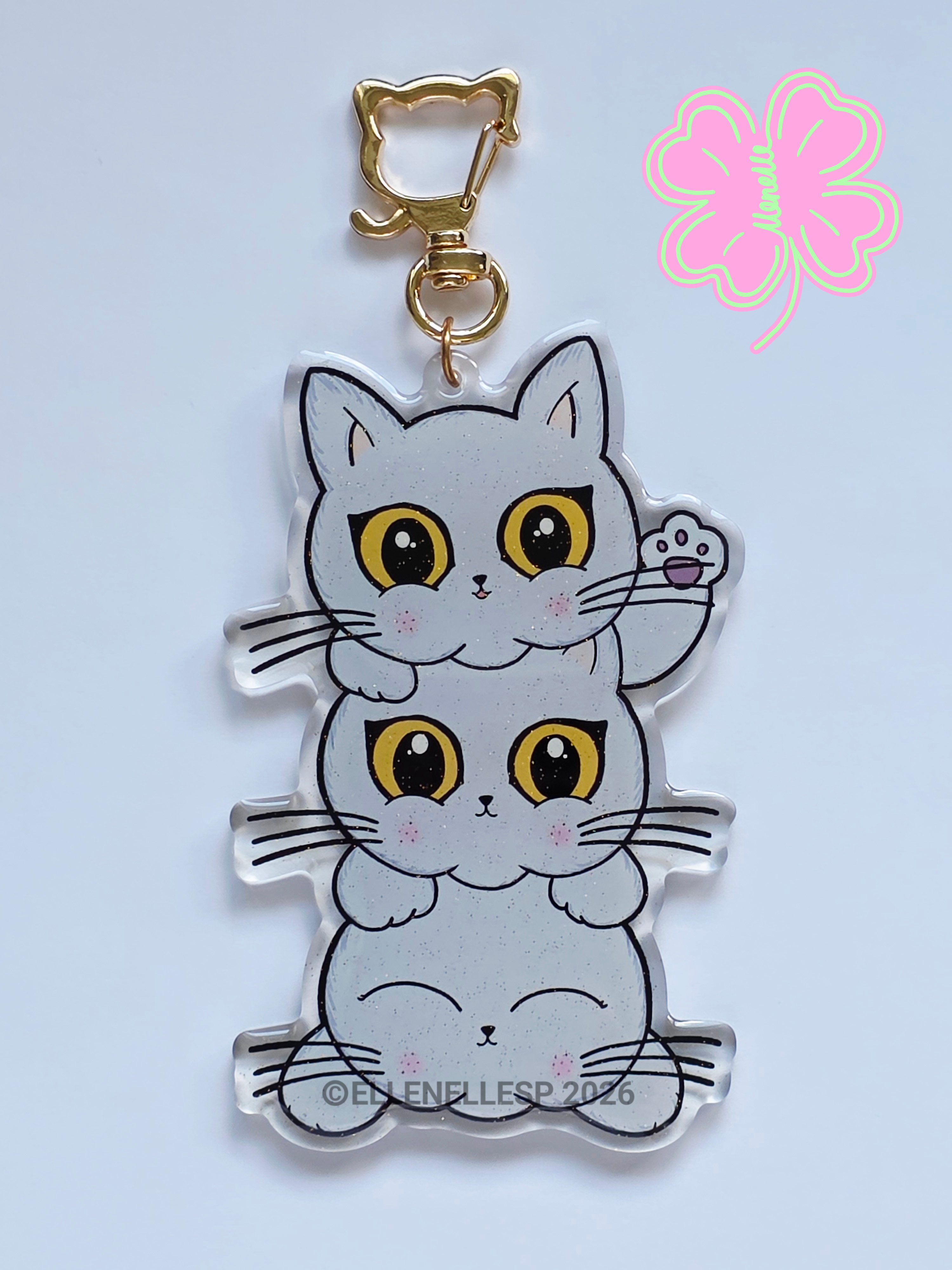 Boba Stack Keychain