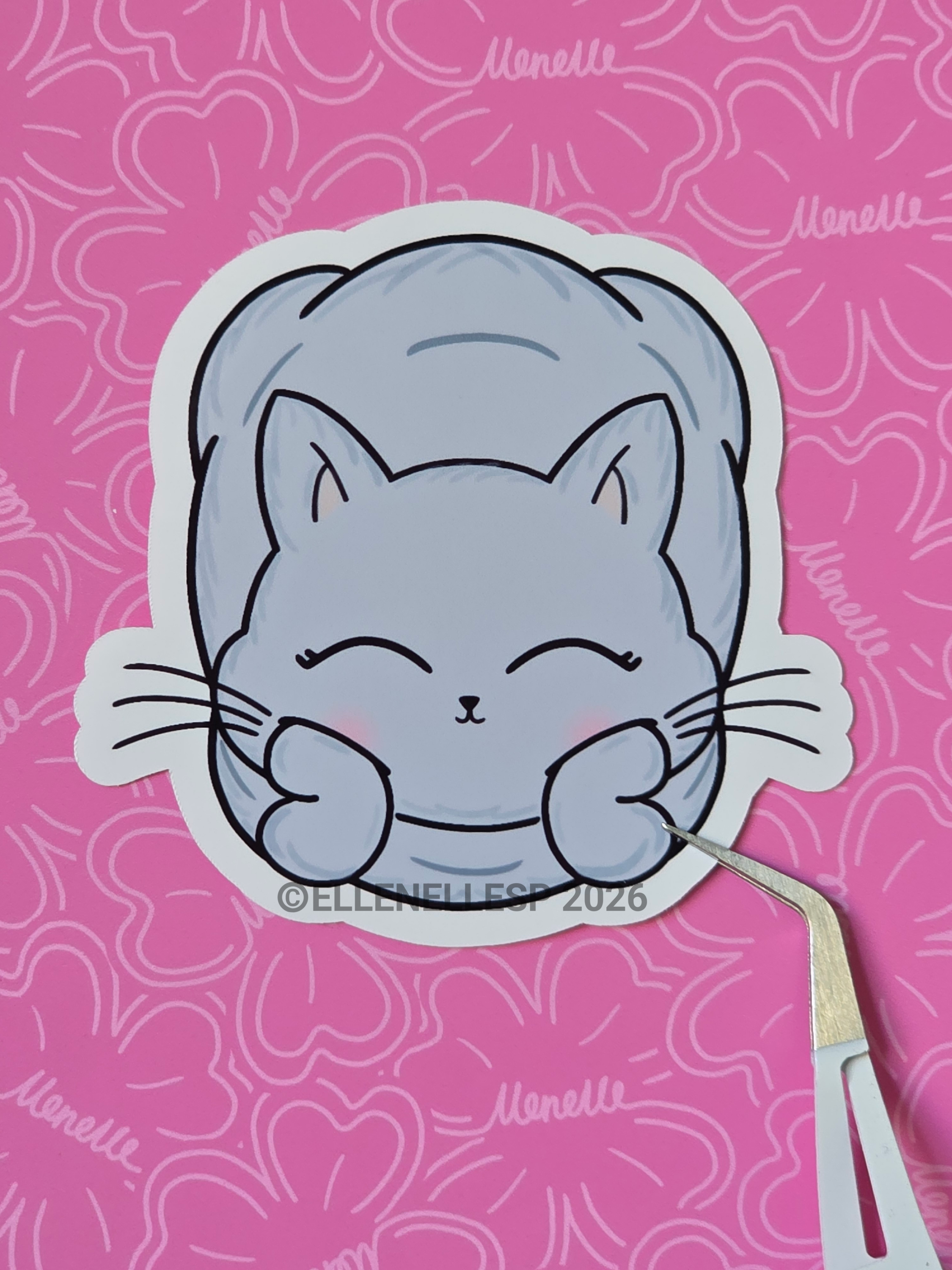 Boba Chubby Cheeks Sticker