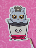 Boba Coffee Addict Sticker