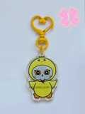 Boba in Duck Outfit Keychain
