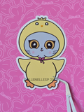 Boba In Duck Outfit Sticker