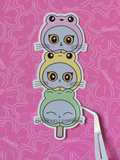 Boba Froggie Dango Sticker