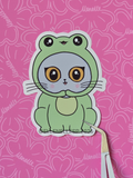 Boba Frog Outfit Sticker