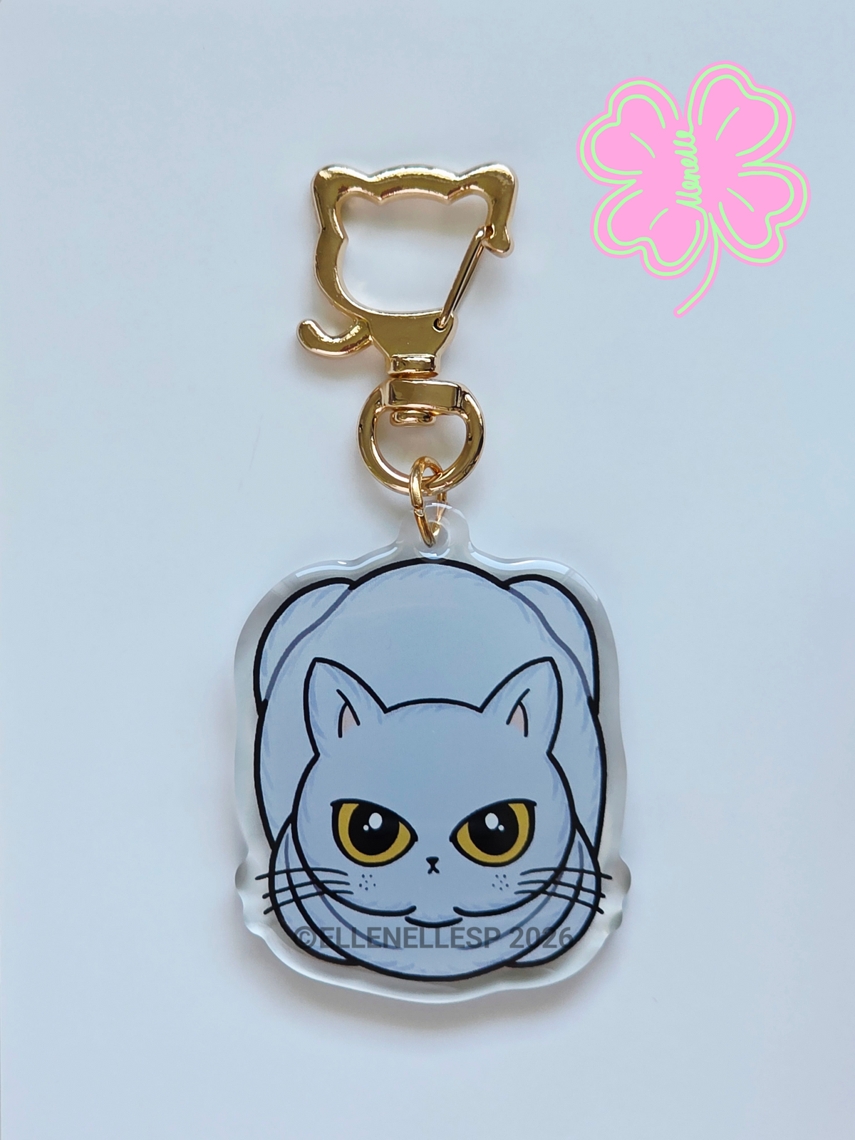 Boba Grumpy Loaf Keychain