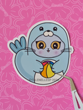 Boba Seal Outfit Sticker