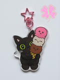 Shadow Neopolitan Ice Cream Keychain