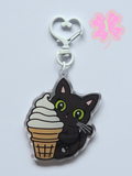 Shadow Soft Serve Keychain