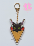 Shadow Crepe Keychain