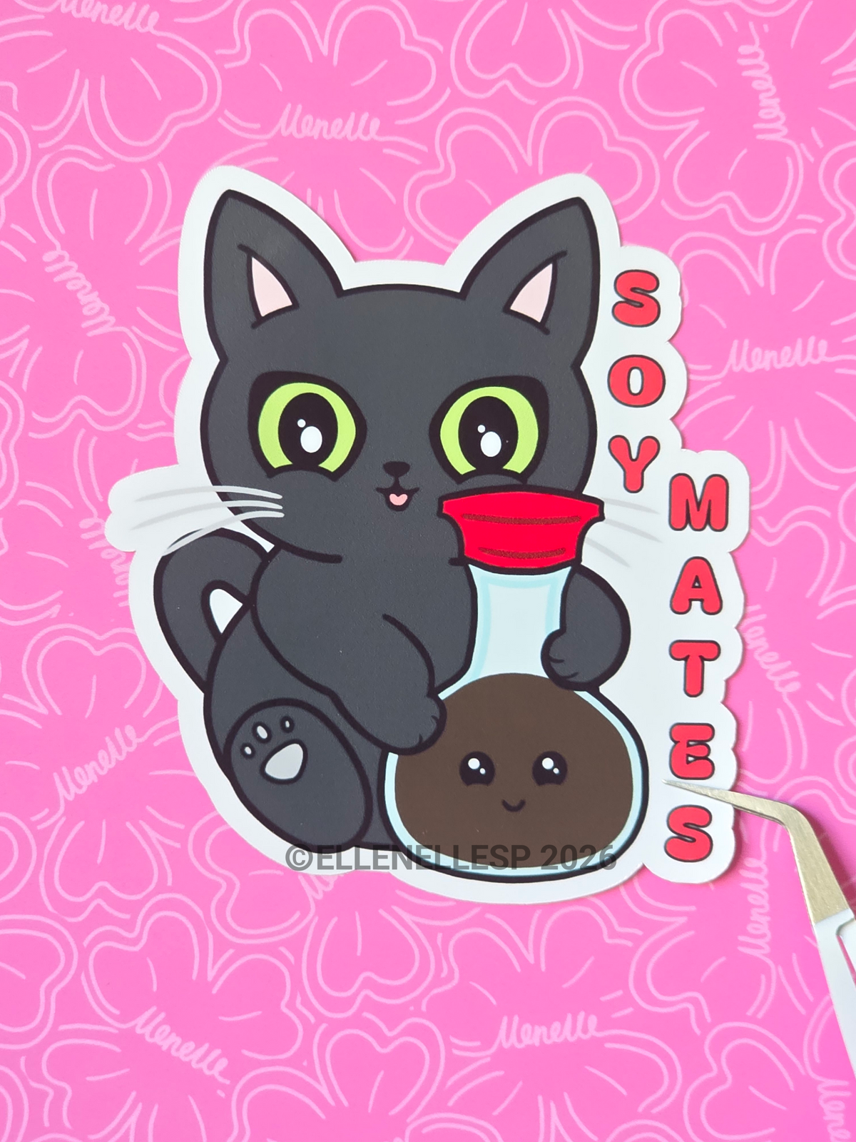 Shadow Soy Mates Sticker