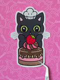 Shadow Strawberry Choc Cake Sticker