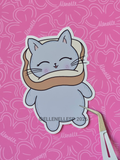 Boba Toast Pillow Sticker