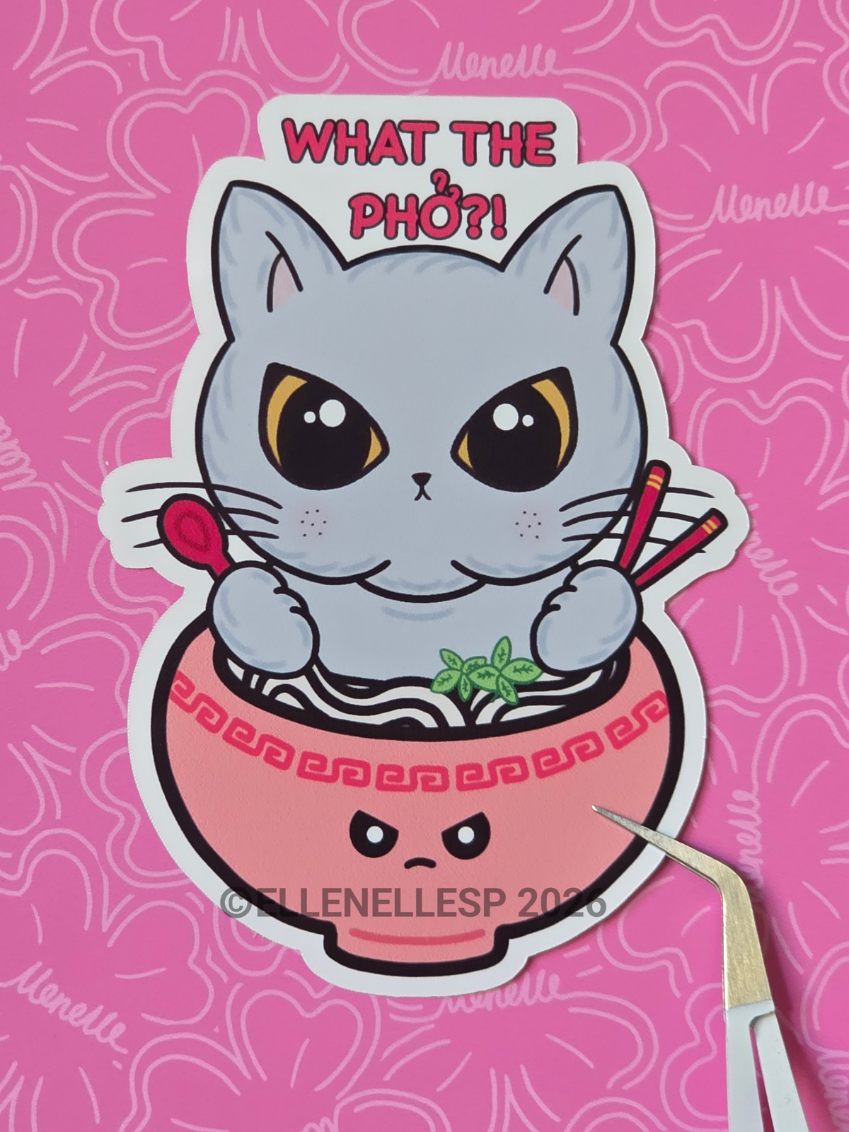 Boba What The Pho Sticker