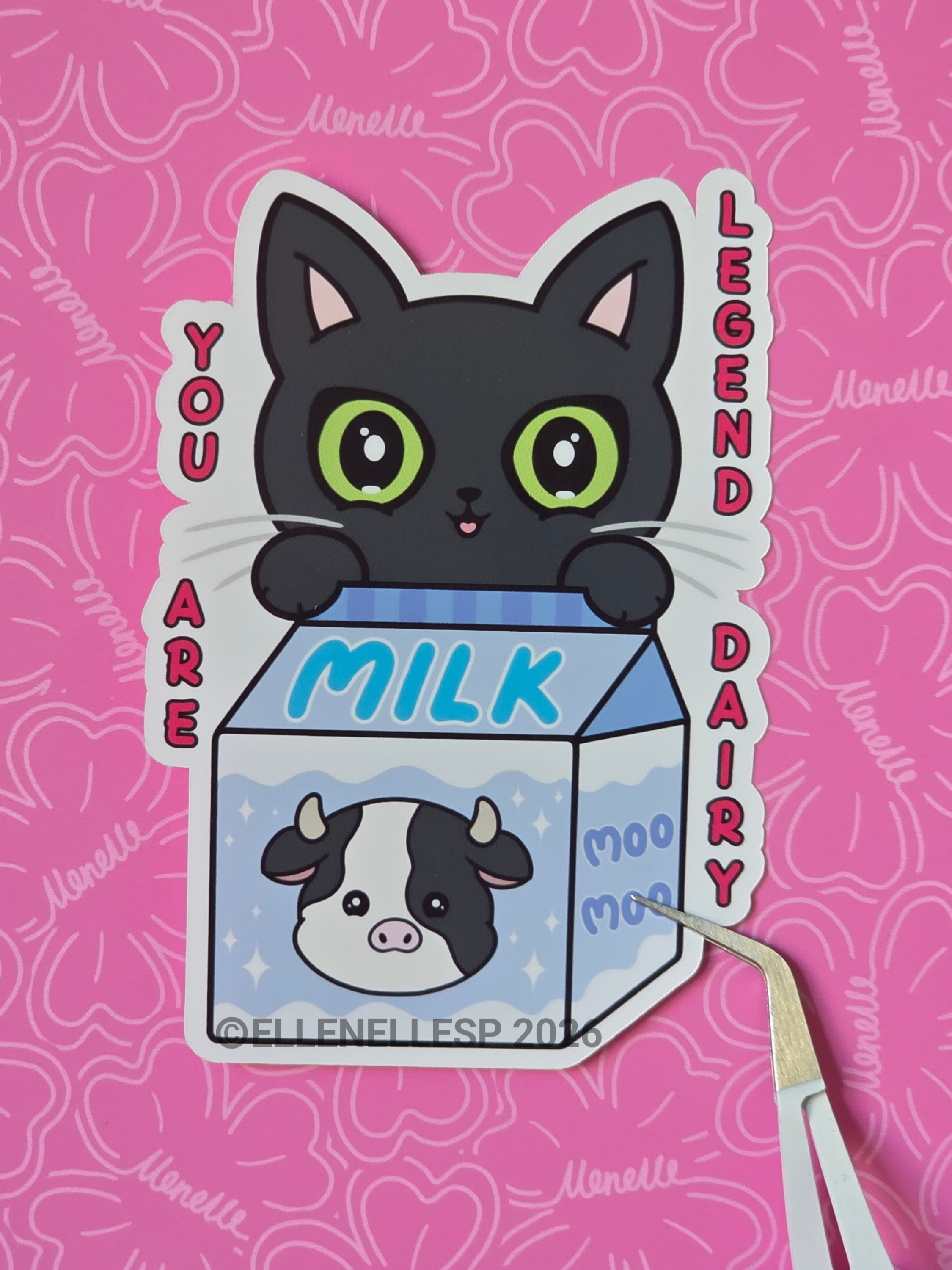 Shadow You Are Legend-dairy Sticker
