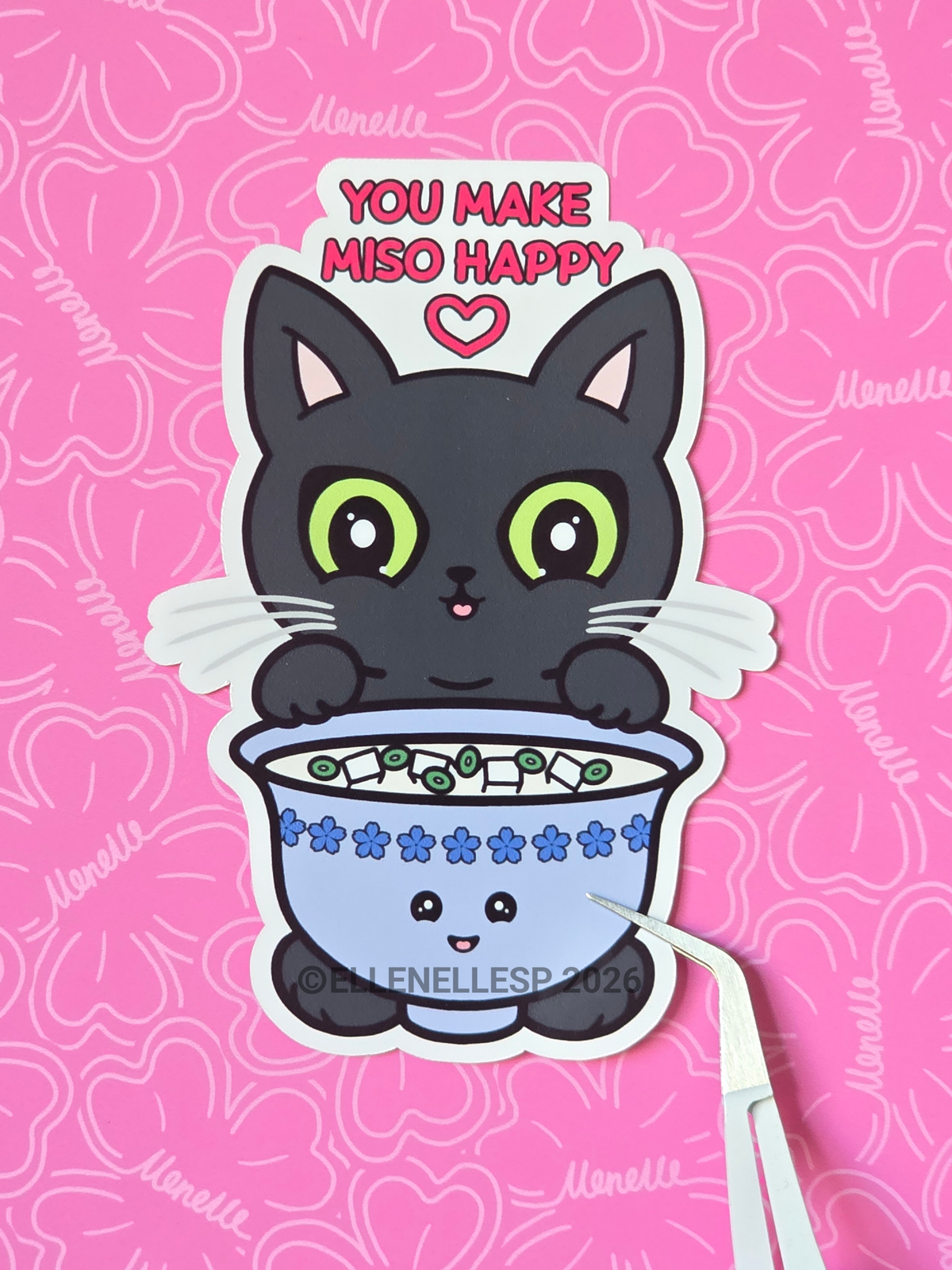 Shadow You Make Miso Happy Sticker
